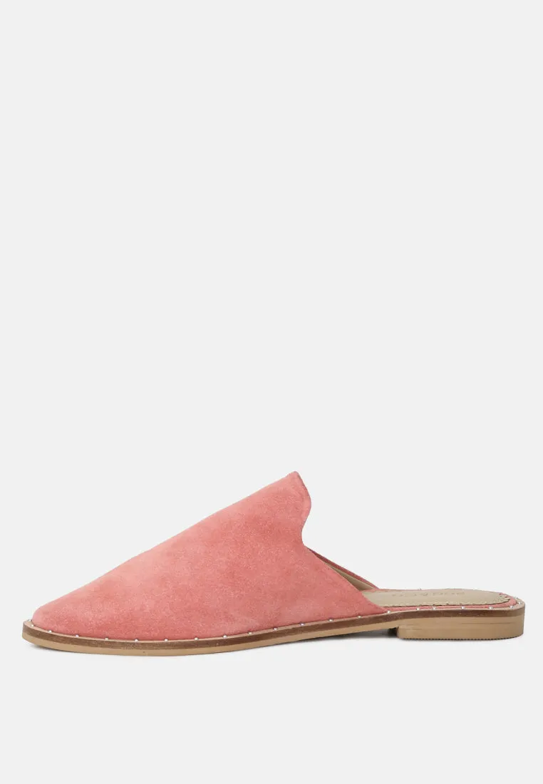 Lia Handcrafted Canvas Mules
