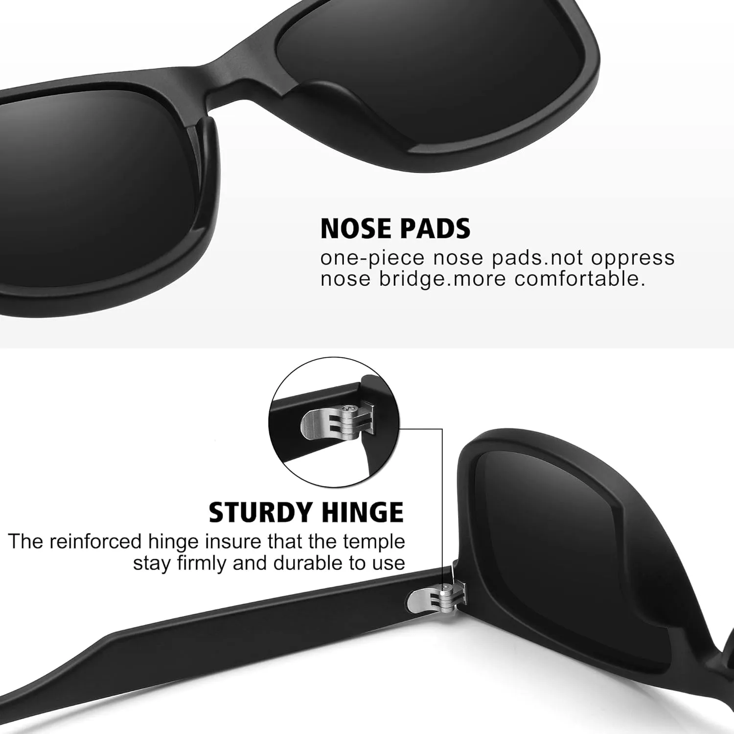 MEETSUN Polarized Sunglasses for Men Women Classic Retro Sun Glasses for Driving Fishing UV Protection