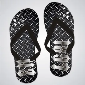 Sigma Pi Diamond Plate Flip-Flops - SBL100 - SUB