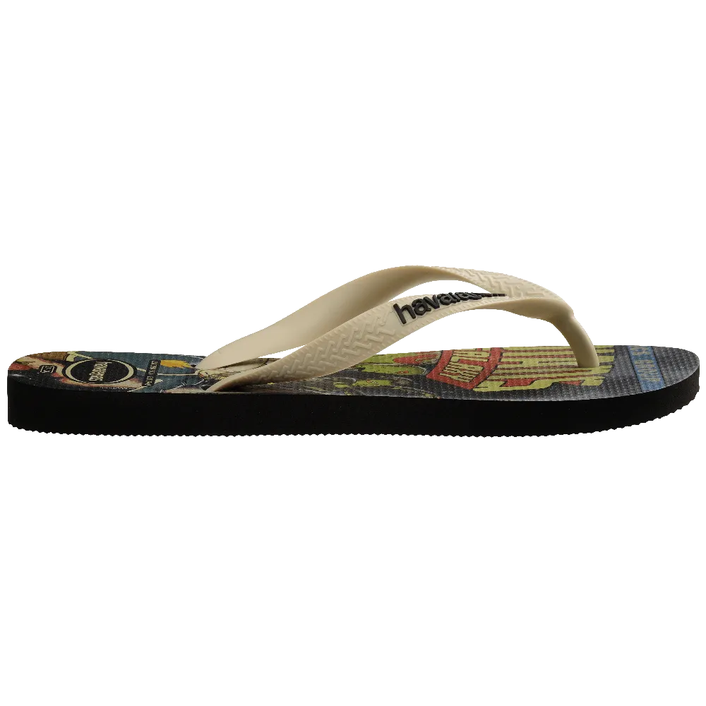 Top Marvel Classics Flip Flops