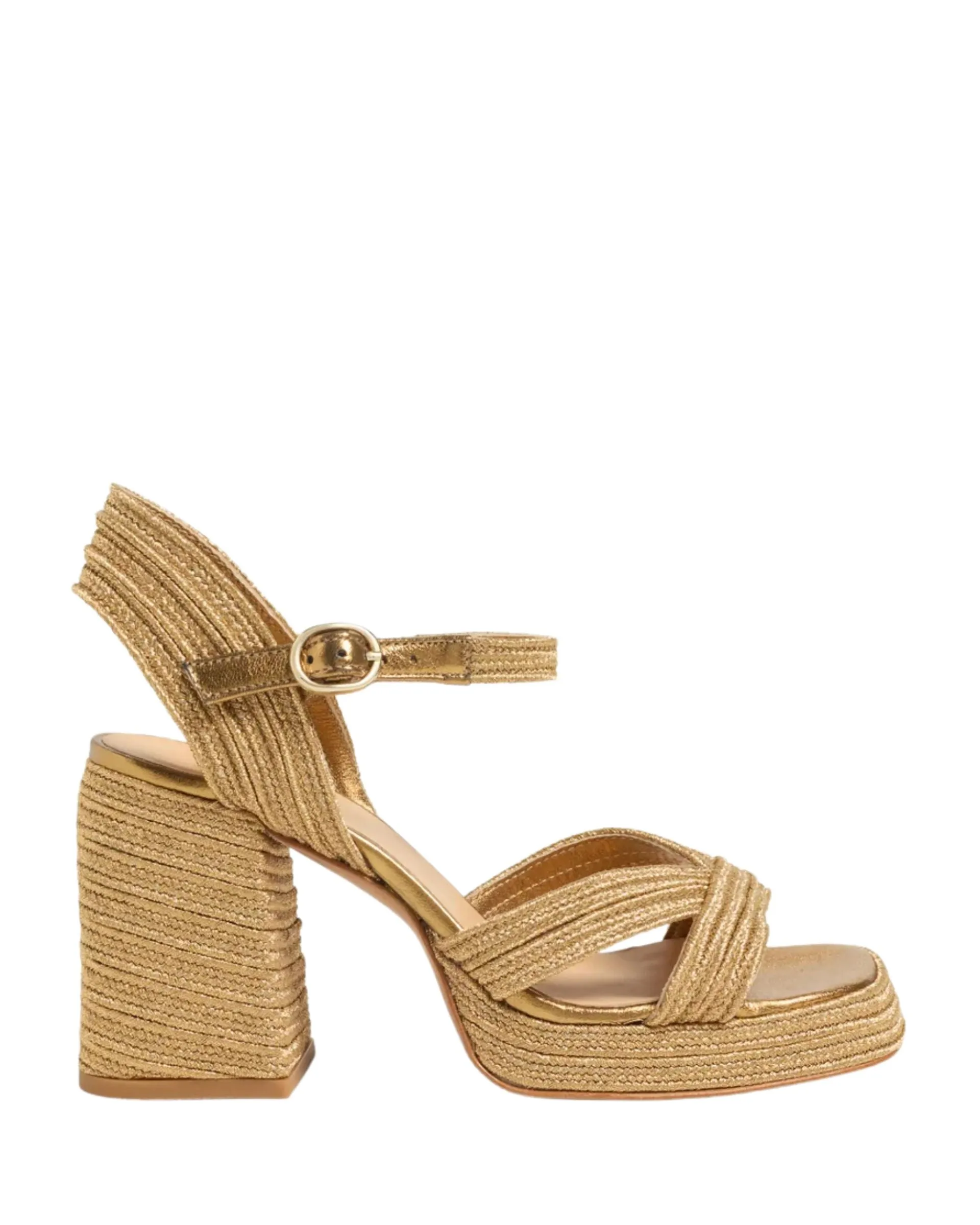 Valle Beige Platform Sandal