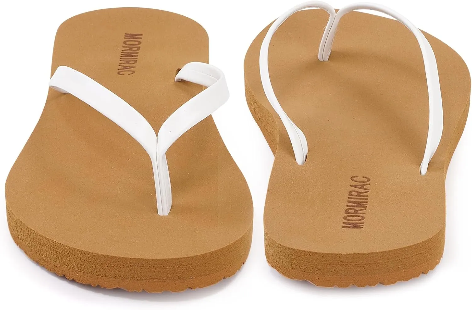 Womens Slim Leather Comfortable Flip Flops Summer Beach Thong Sandals Arch Support Non Slip