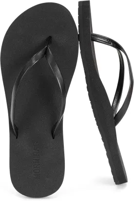 Womens Slim Leather Comfortable Flip Flops Summer Beach Thong Sandals Arch Support Non Slip