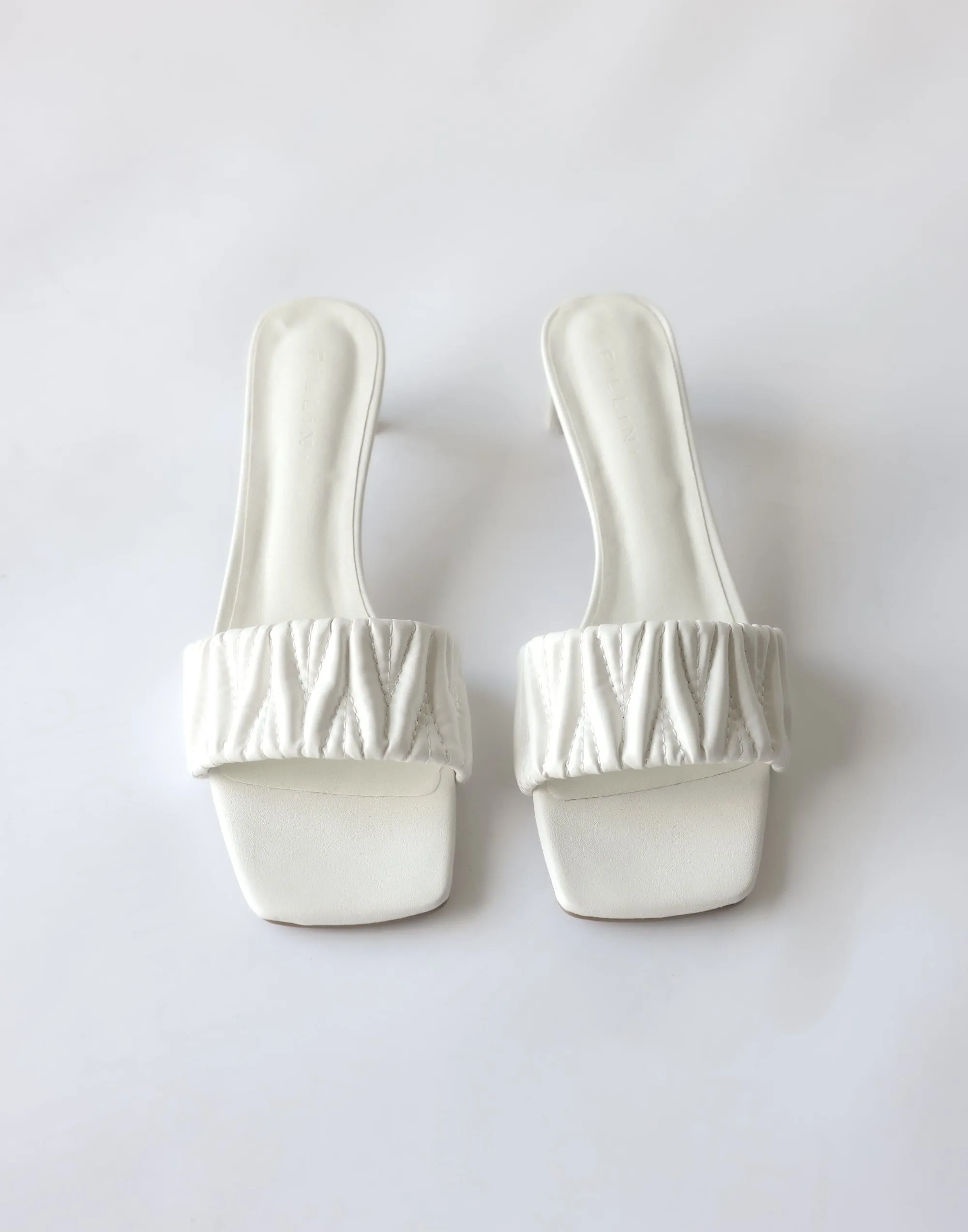 Yolene Heels (White) - By Billini